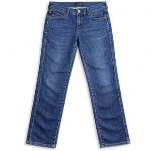 Armani Jeans J271B Straight Leg Jeans Light Wash Stretch Women's Size 27